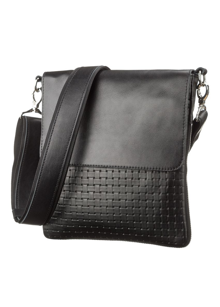 Сумка мужская через плечо кожаная 11124 Черный Shvigel (302007564)