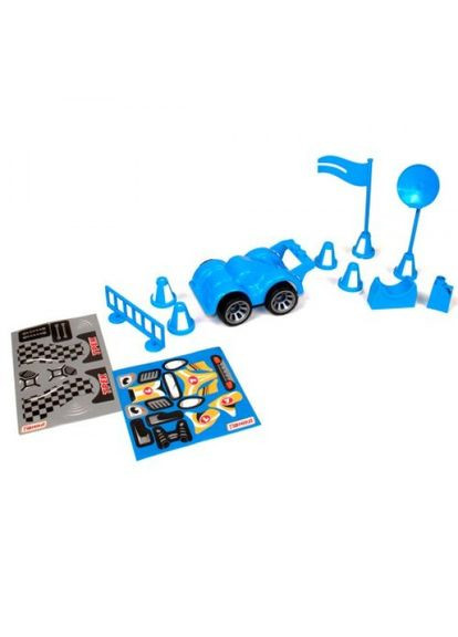 Игрушка-конструктор "Автоклуб", 31 деталь (синий) Юника (318020028)