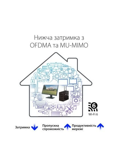 Мережева карта Wi-Fi PCE-AX1800 Asus (397596006)