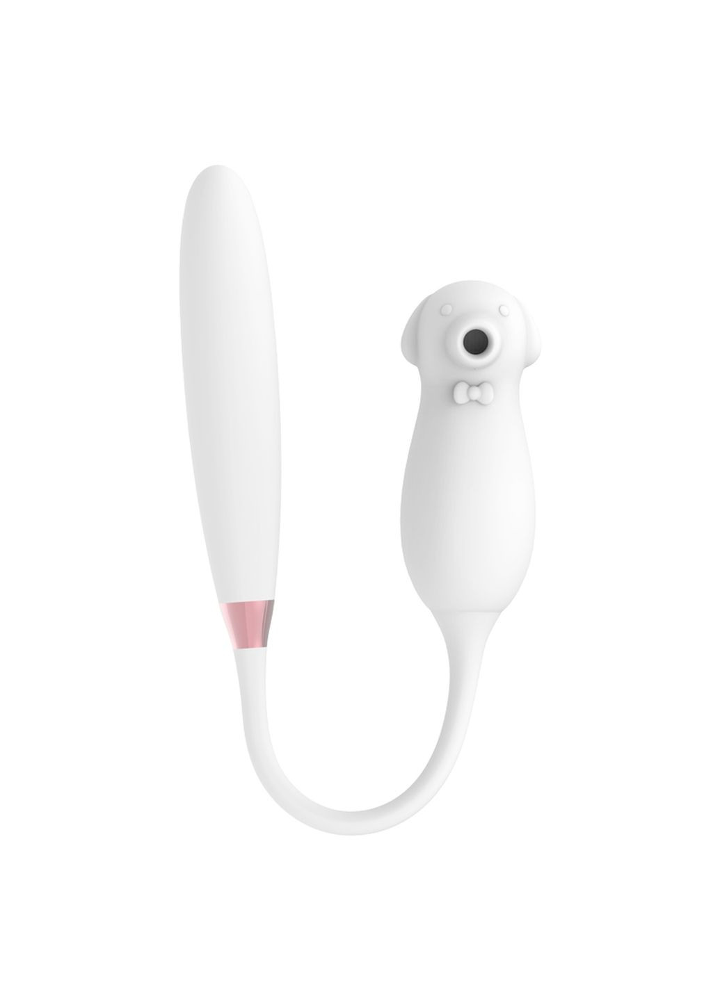 Вибратор двойной белый Elva Dual Purpose (white) Boss Series (331171514)