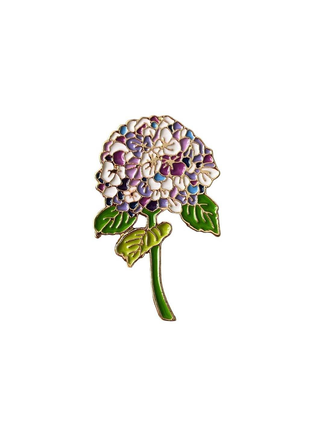 Пін Гортензія BRGV113227 2,5 х 4,0 см BROCHE (298533831)