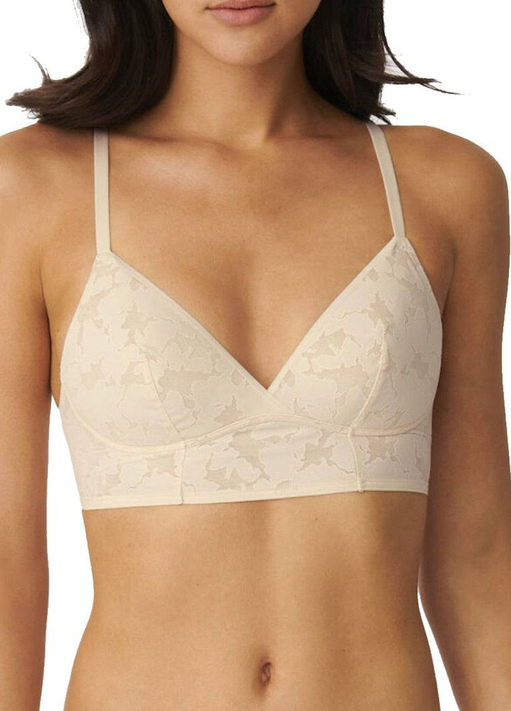 Бежевий бюстгальтер Sloggi