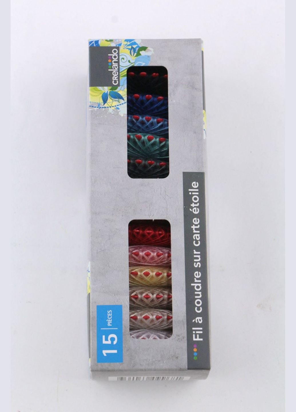 Набор ниток для шитья 15 шт по 15 м комбинированный Crelando (330641667)