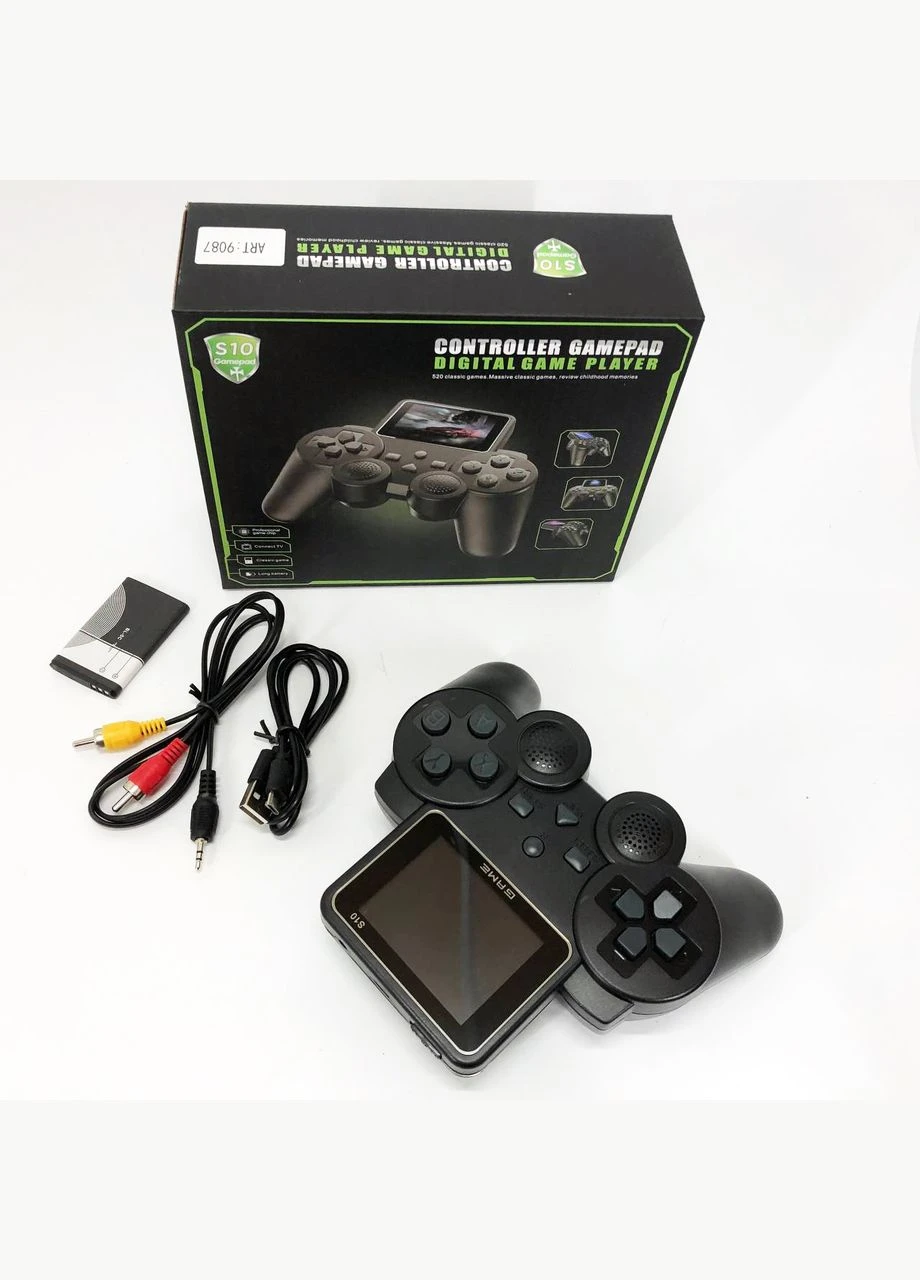 Ігрова консоль-джойстик S10 з 2.4 дюймовим LCD екраном, Ігрова приставка game, Дитяча приставка тетріс No Brand (381040271)