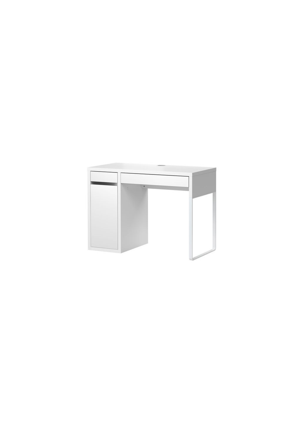 Робочий стіл з тумбою білий IKEA (272150214)