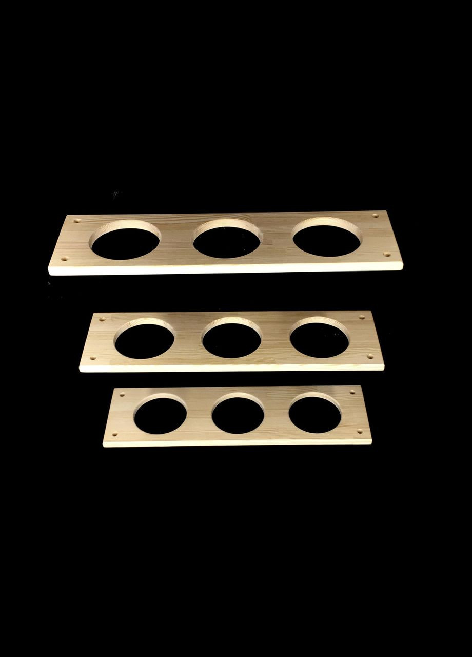 Полка настенная для цветов из дерева Императрис бланже (ЦВС-004201) No Brand (328227599)