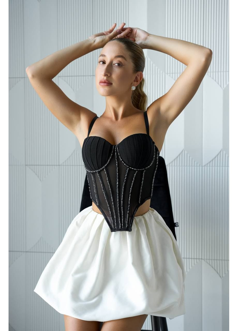 Неймовірний корсет-топ оздоблений прикрасами Vakko (361080800)