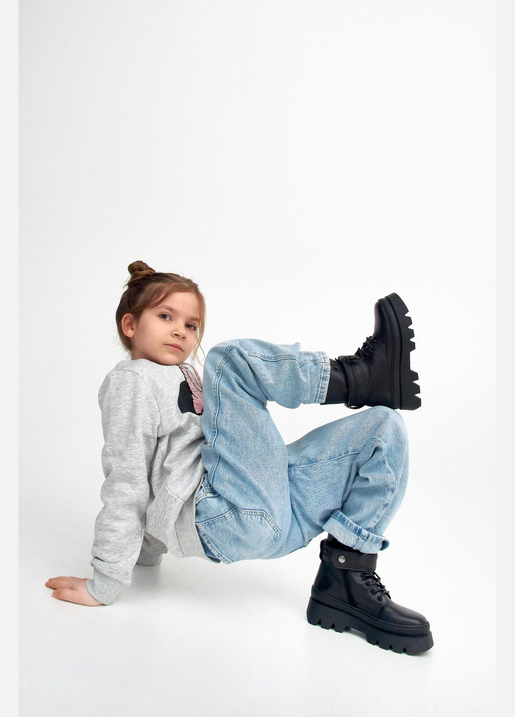 Черевики, колір чорний Estro (325455303)