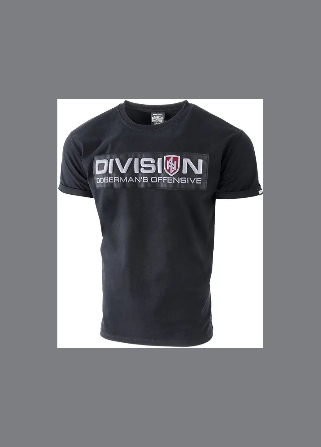 Черная футболка premium bane division ts244bk Dobermans Aggressive