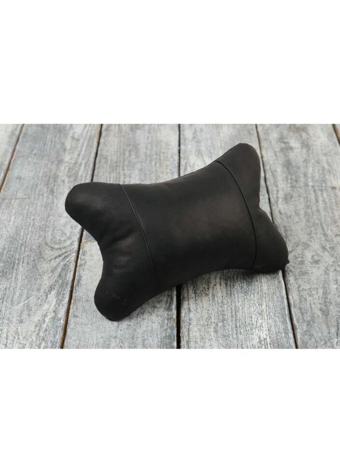 Подушка підголівник без перфорації 9840 29х18х5 см чорна Standart (336148314)