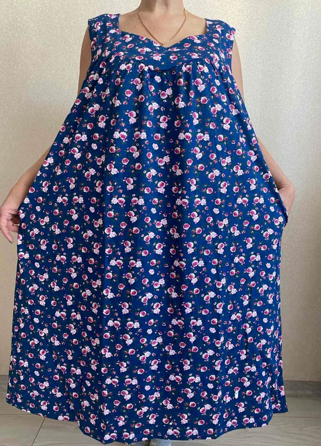 Летний женский сарафан женский ANDIN в цветочек