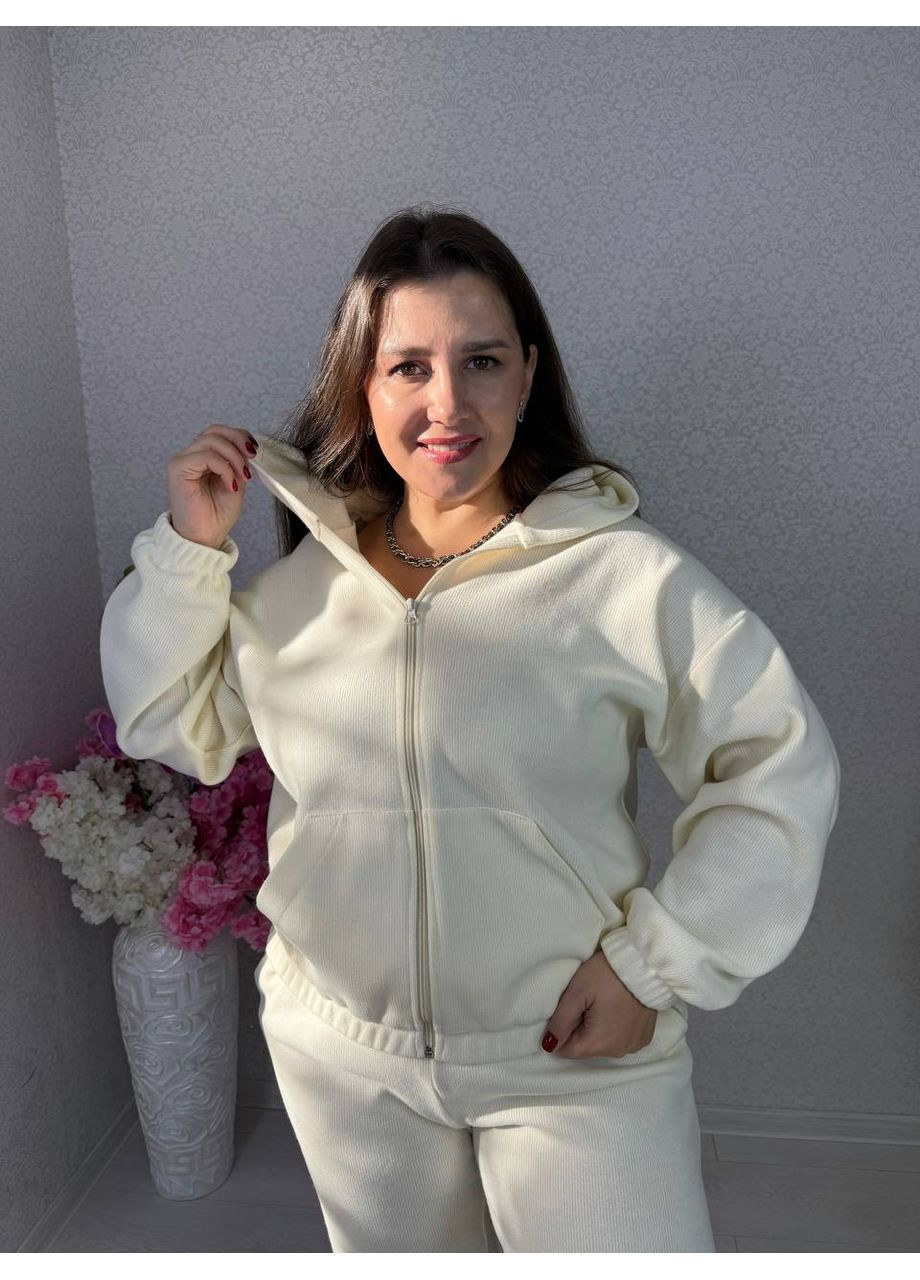 Теплий костюм-двійка з турецької ангори в рубчик — ЗАМІРИ В ОПИСІ DK/DL Мода без кордонів (368458164)