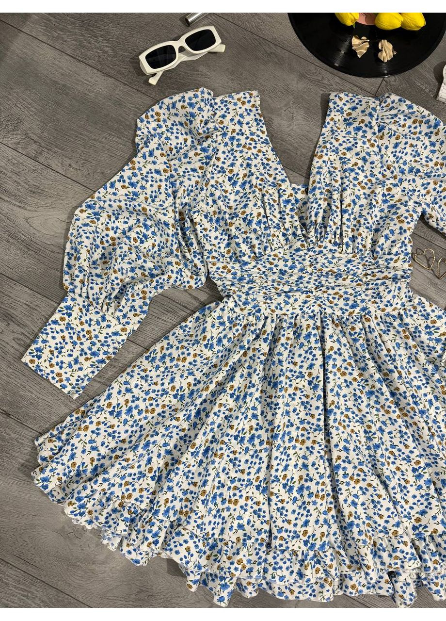 Білий жіноча сукня софт No Brand