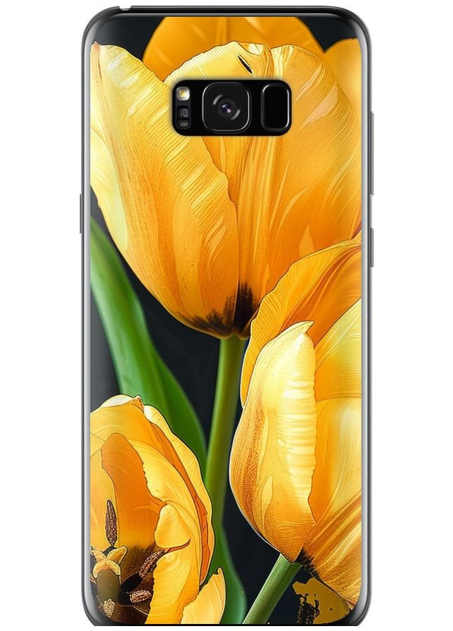 Силіконовий чохол 'Жовті тюльпани' для Endorphone Samsung Galaxy S8 Plus (282931314)