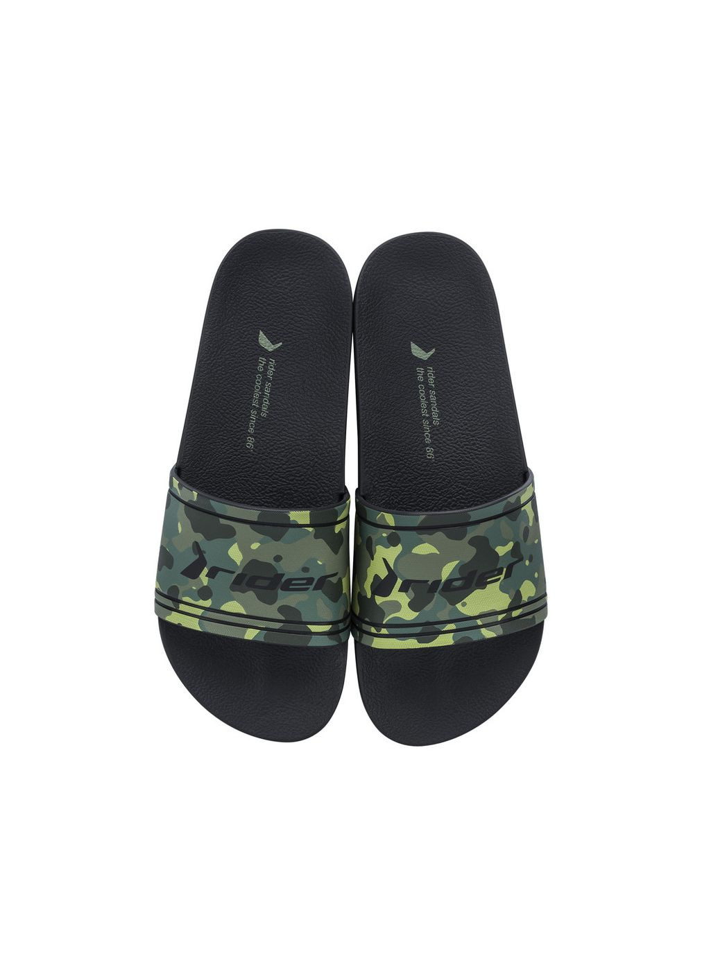 Зеленые шлепанцы мужские Rider