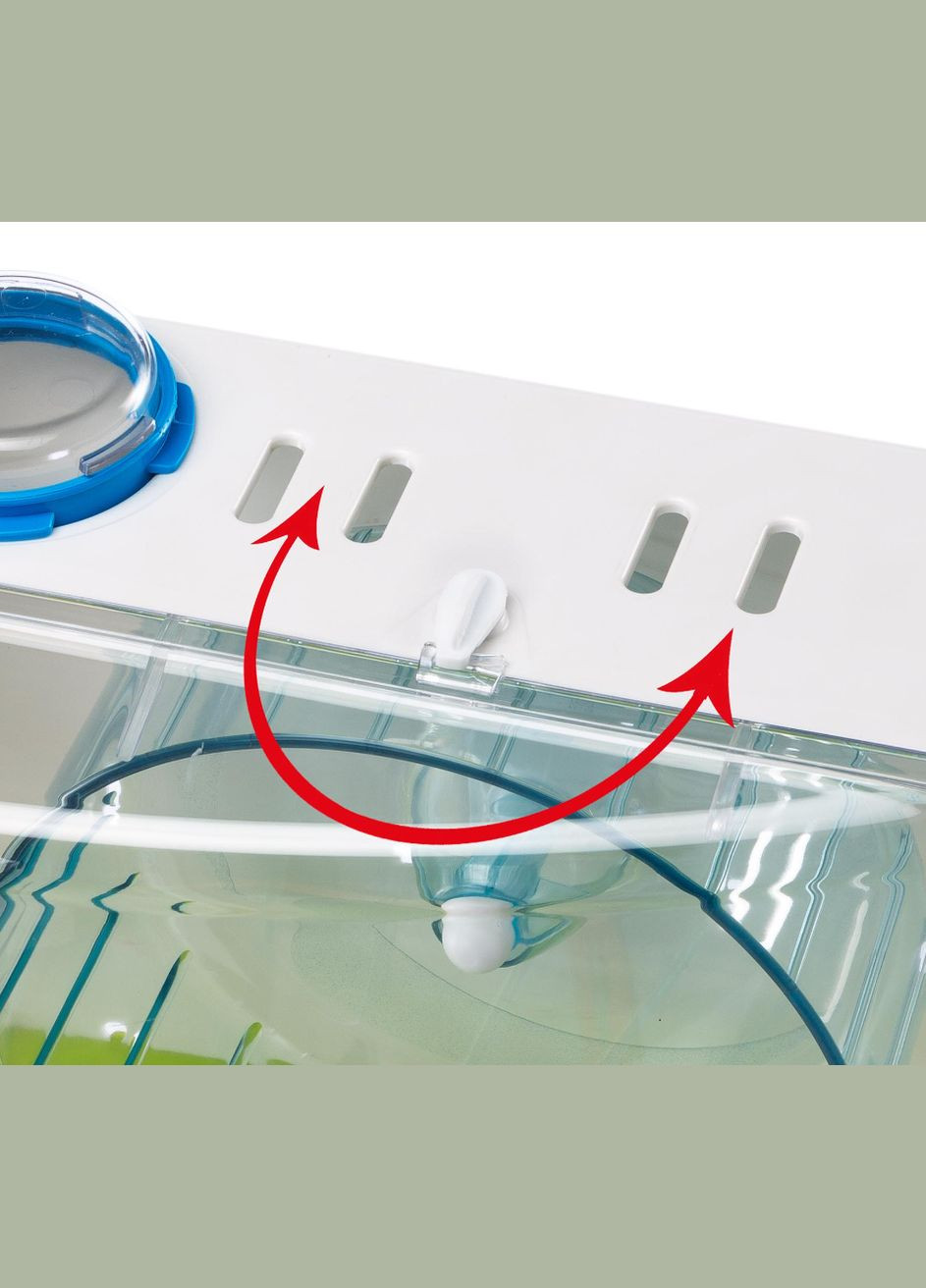 Клетка для грызунов Cage Olimpia с туннелями и игровой зоной 46x29.5x54 см 57922599 Ferplast (268547988)