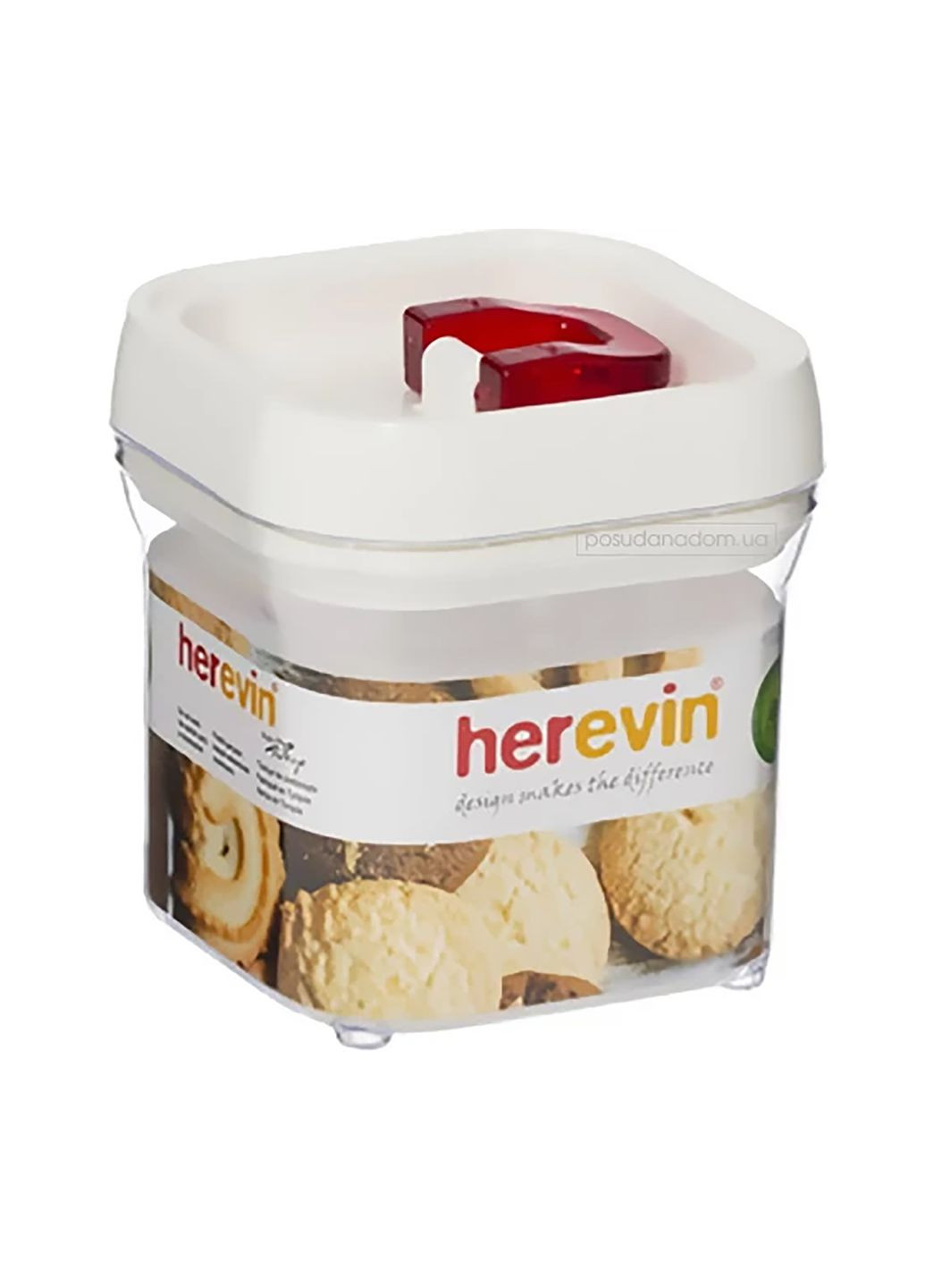 Контейнер пластиковий для харчових продуктів - колір різнокольоровий ЦБ-00249442 Herevin (292630126)