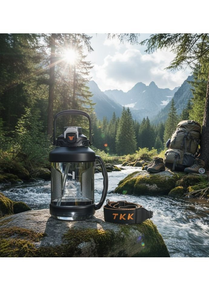 Бутылка для воды 2000 мл из безопасного тритана. TKK (304536618)