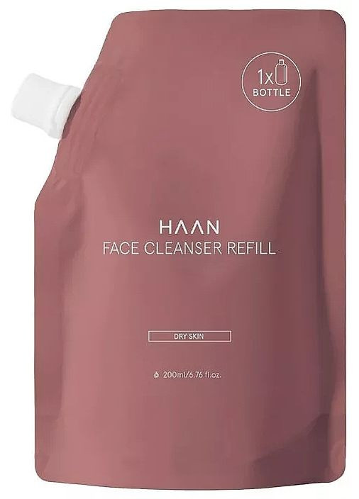 Гель для умывания с пребиотиками и пептидами для сухой кожи лица Face Cleanser (рефил) 200ml (1183862-133672) Haan (368611728)