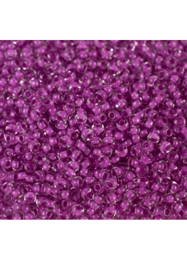 Бисер чешский Preciosa 38328, прозрачный прокрашенный, фиолетовый (10 г) No Brand (365833285)