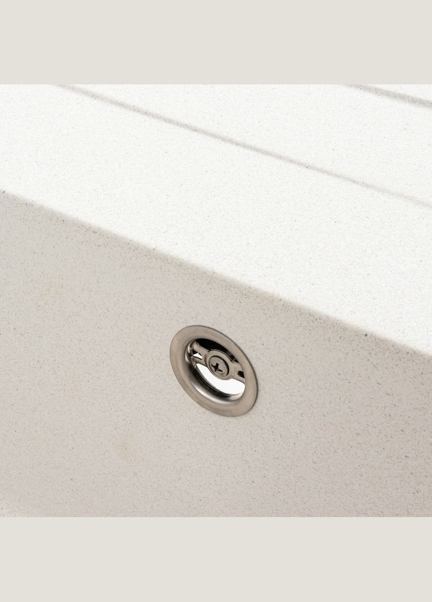 Гранітна мийка для кухні CASCADA 7050 матова Біла в крапку Valeso (336934388)