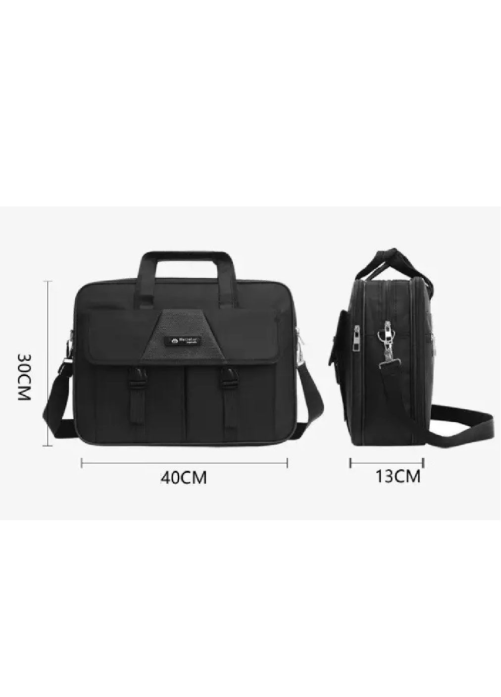 Сумка портфель повсякденна міська на кожен день для перенесення транспортування зберігання документів 40х30х13 см (477835-Prob) Unbranded (300353083)