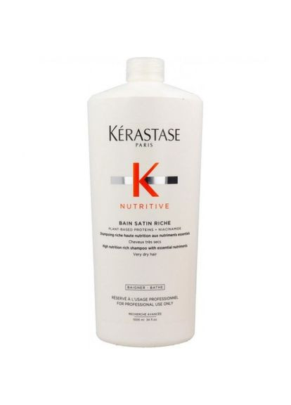 Nutritive Bain Satin Riche Shampoo 1000ml Kerastase (317353100)