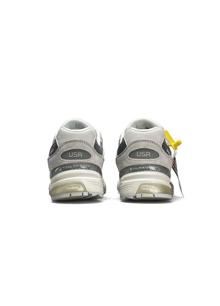 Серые демисезонные кроссовки мужские new balance No Brand 992 Light Grey