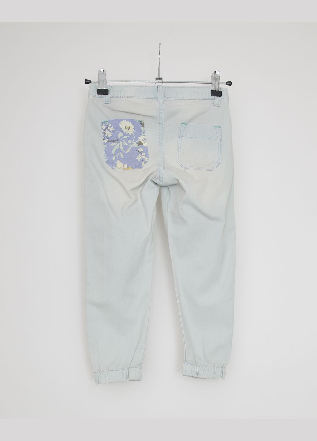 Голубые спортивные, кэжуал, джинсовые летние брюки Roxy