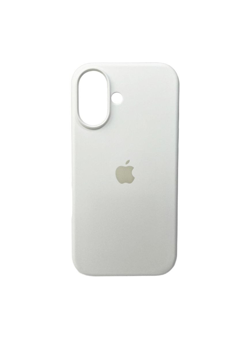 Силиконовый чехол для iPhone 16 White No Brand (306549105)