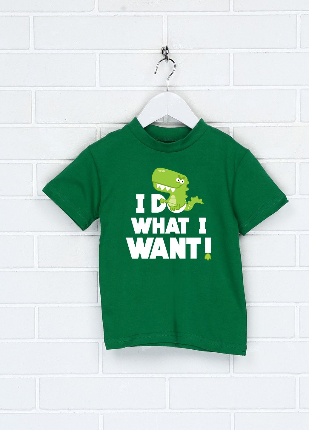 Зеленая демисезонная футболка для мальчиков с принтом дино Malta
