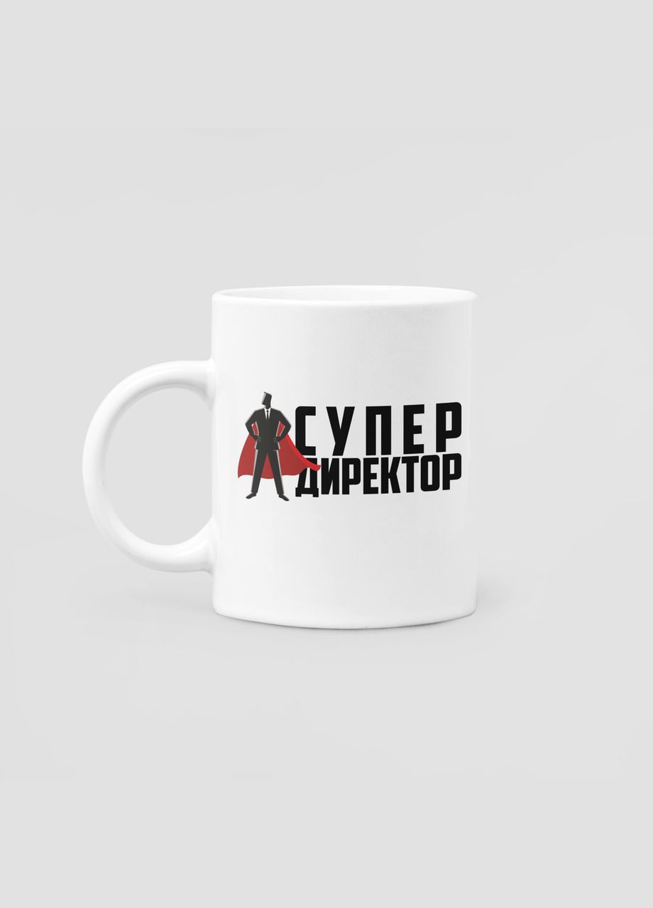 Белая кружка (чашка) с оригинальным принтом "Супер директор" Push IT Кавун Чашка (316111898)