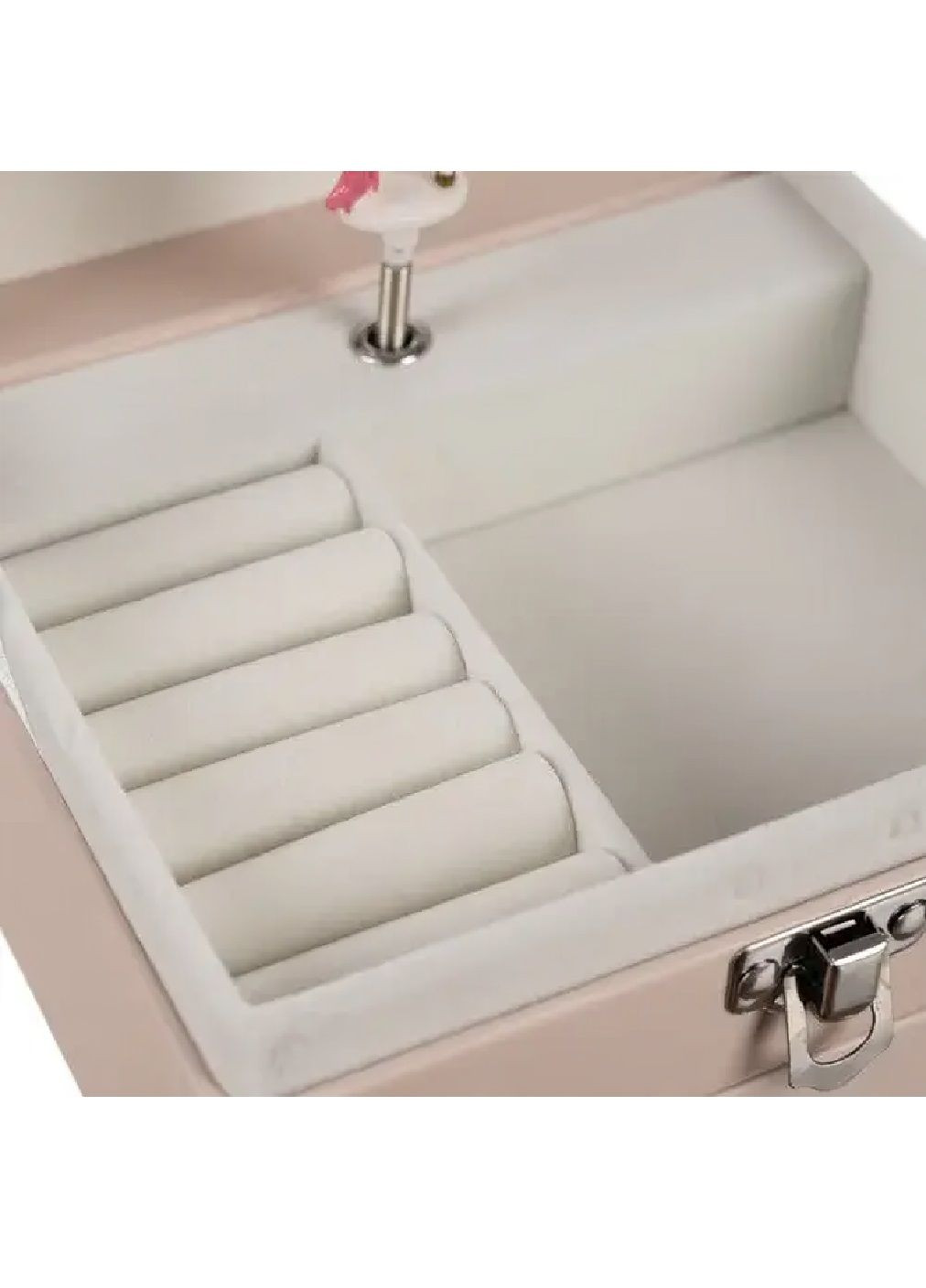 Скринька для зберігання прикрас з мелодією обертовим єдинорогом дзеркалом висувним ящиком 15×9×13 см (481249-Prob) Unbranded (358494937)