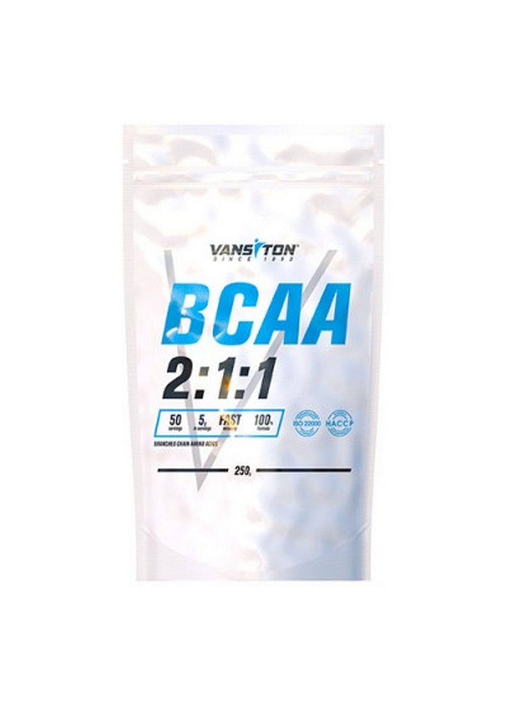 Аминокислота BCAA ВСАА 2:1:1, 250 грамм Vansiton (293341364)