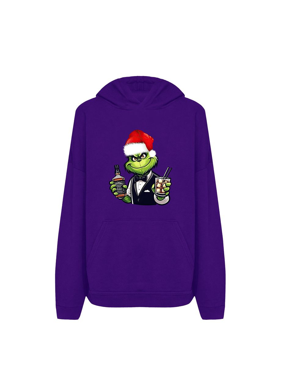 Новогоднее худи с принтом "Пьяный дух Рождества". Гринч (10391573383) ТiШОТКА (368570984)