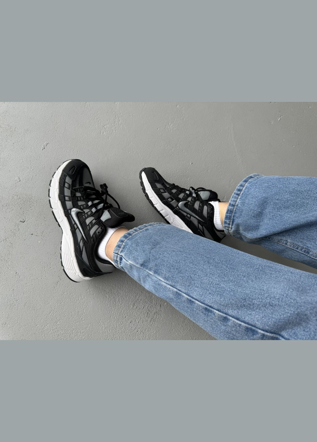 Черные демисезонные кроссовки мужские и женские nike p-6000 black | найк п-6000 черные No Brand