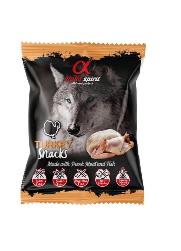 Полувлажный вкус с индейкой для собак DOG Snacks Turkey 50 г (8436586310004) Alpha Spirit (348033916)