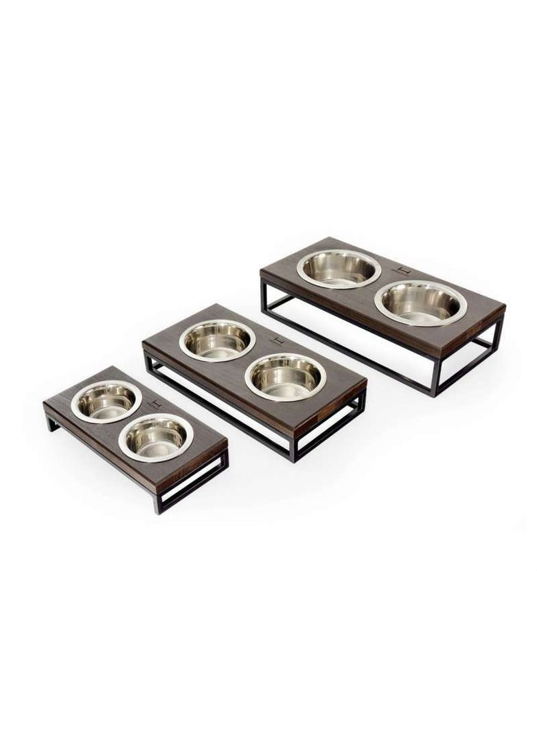 Мисочка на підставці для корму (дерево) HARLEY & CHO Lunch Bar - XS Harley and Cho (327257288)