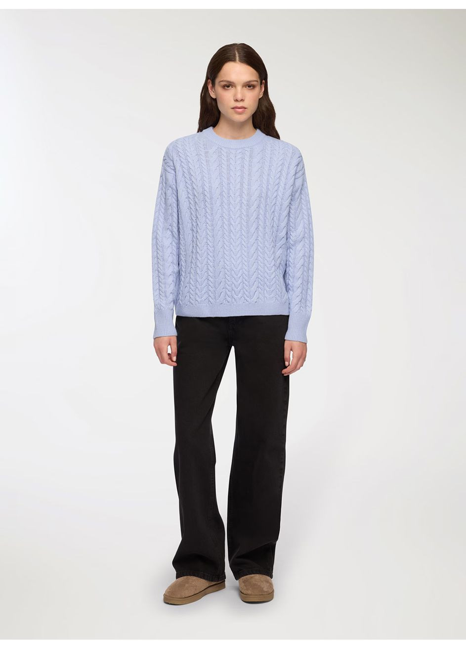 Бузковий зимовий светр жін Terranova