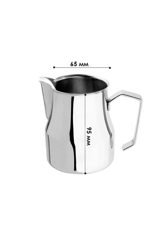 Пічер для молока 11584 350 мл молочник для спінювання молока неіржавка сталь 9 шт. Choxila (352011465)
