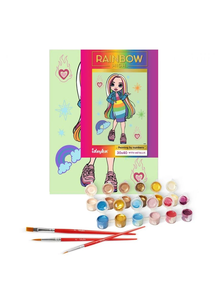 Картина по номерах "Rainbow High Amaya Raine" 30х40 см (Термін доставки до 10-ти днів!) Ідейка (388226339)