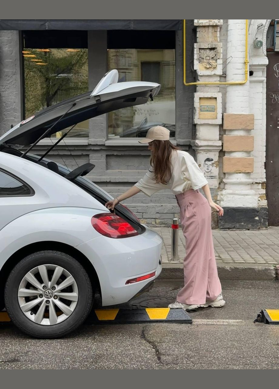 Базовая футболка женская из хлопка T-shirt oversize JUGO SLOBO - (291418068)