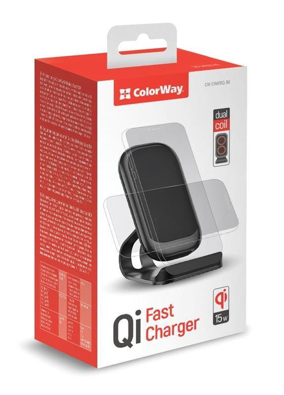 Беспроводное зарядное устройство для Wireless Stand 15W Black (CW-CHW31Q-BK) Colorway (332967675)
