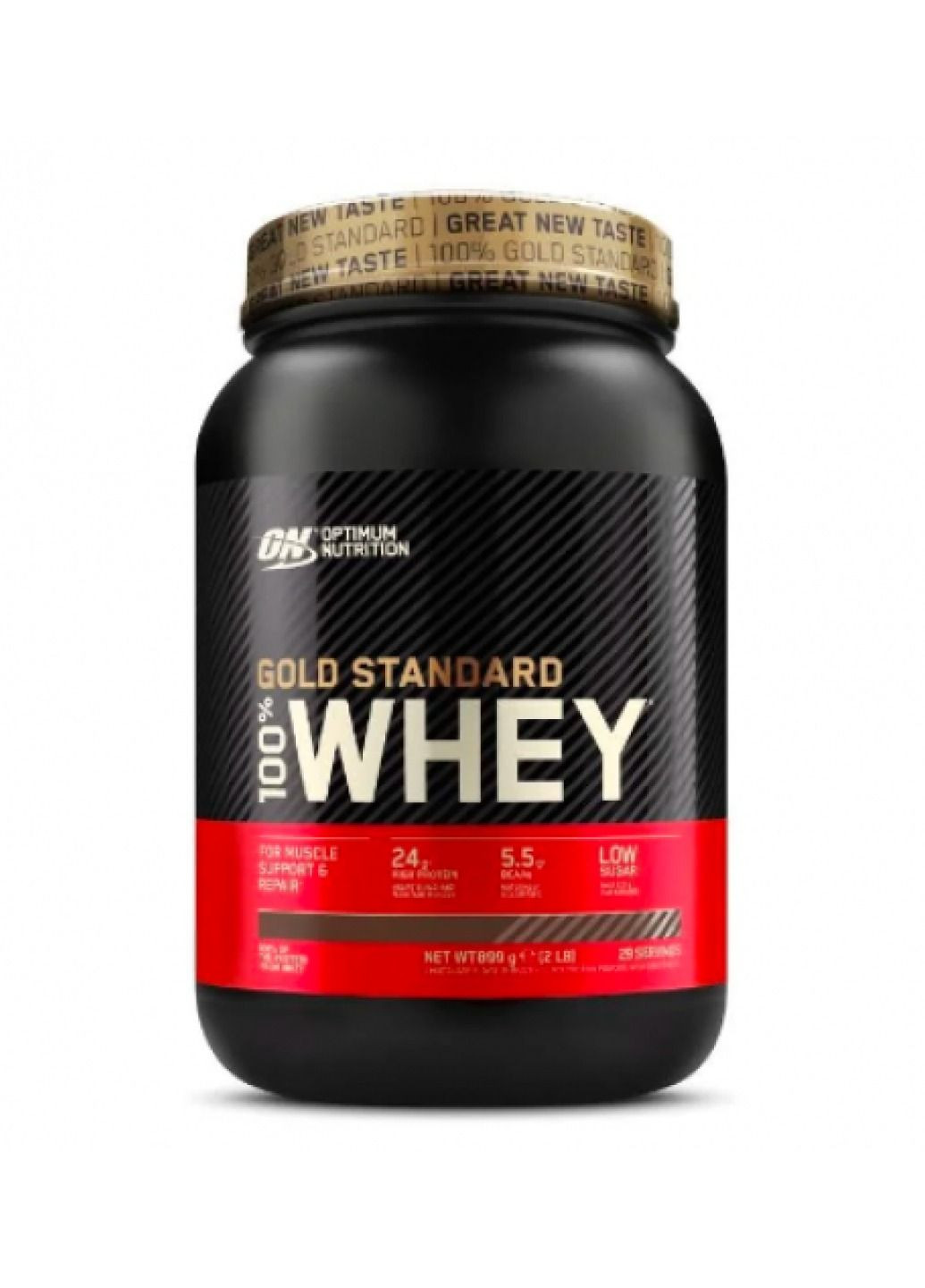 Протеїн Gold Standart 100% Whey - 900g Cookies Cream Optimum Nutrition (280932937)