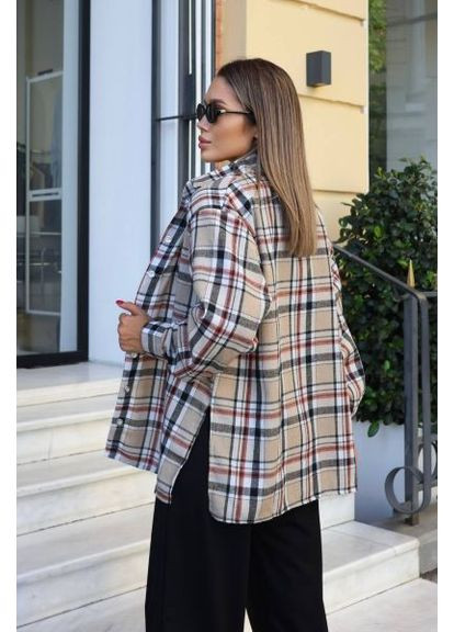 Женский костюм тройка, в клеточку, размер (арт. 773) No Brand (360511281)