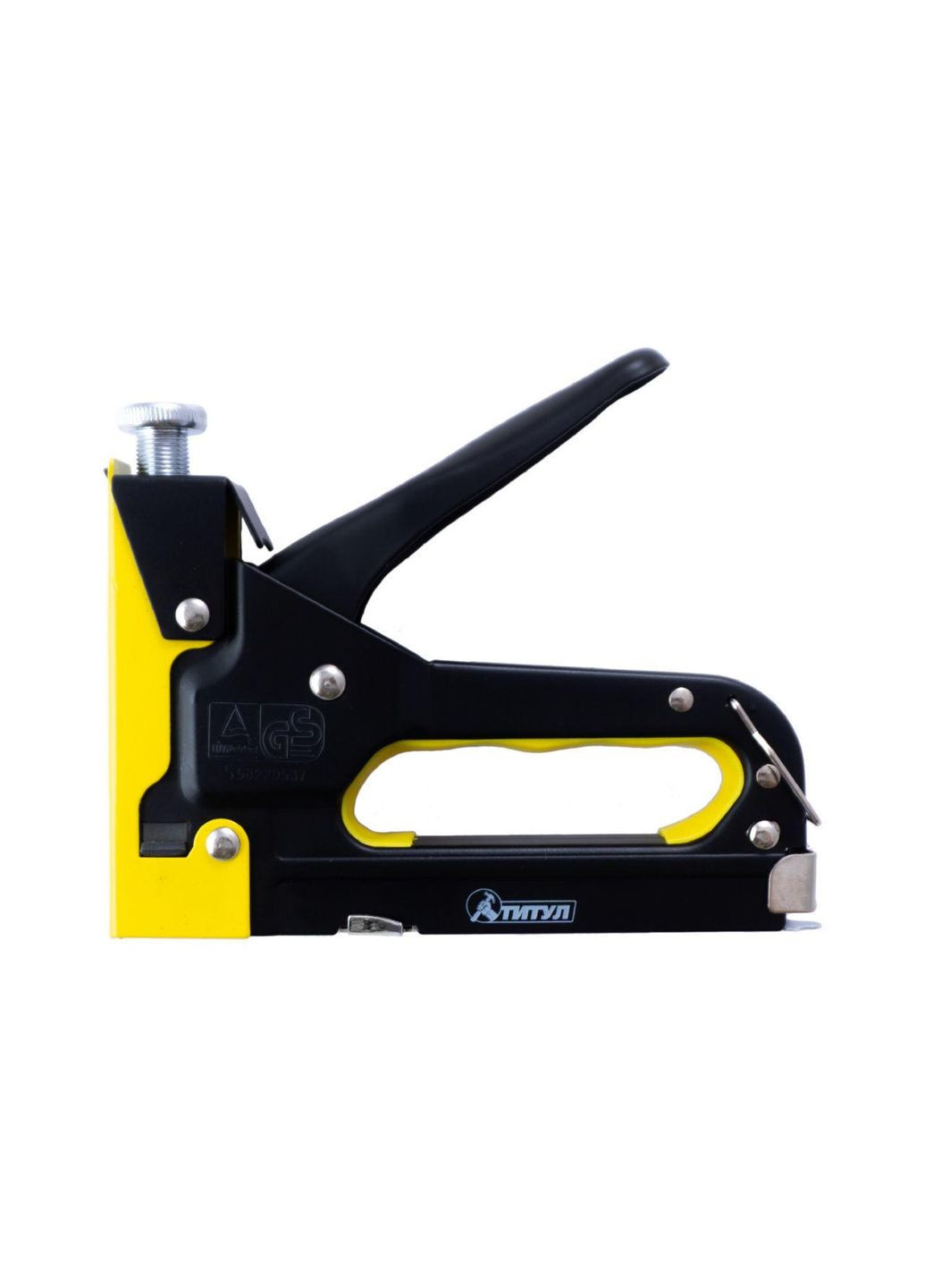 Степлер пружинний Титул 4-14 мм (41-0910) чорний Mastertool (335048789)