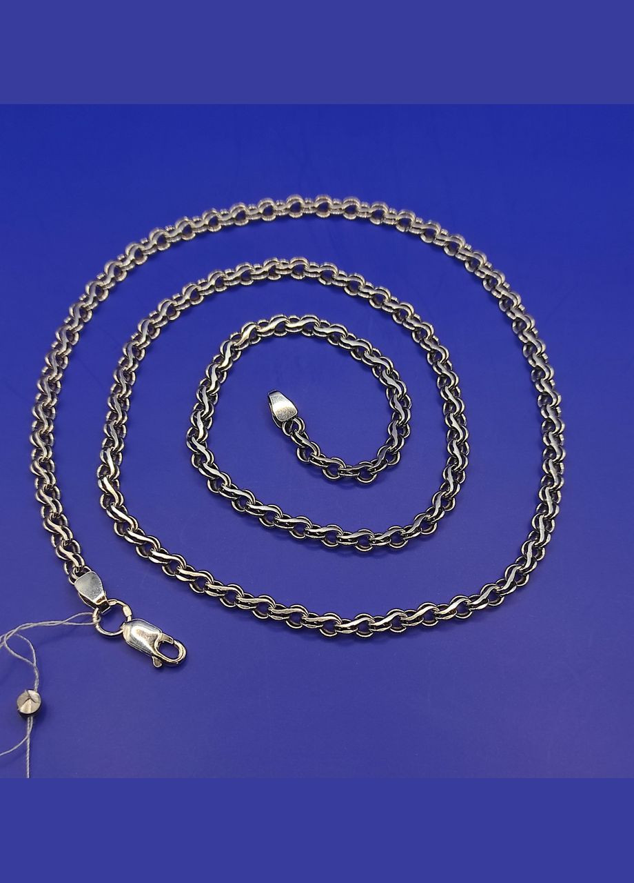 Срібний ланцюжок плетіння струмок Срібло 925 проби Shiny1067/1 12.9, 550, 55см No Brand (332806767)