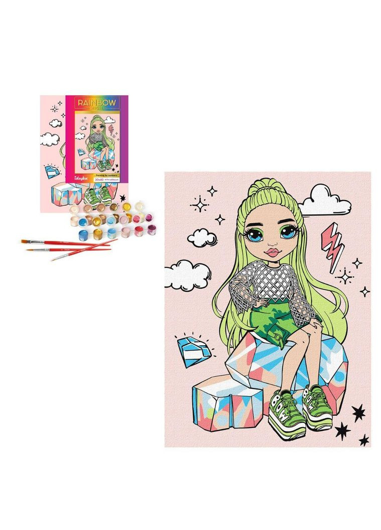 Набор для росписи по номерам для детей "High Jade Hunter" 30х40см — творческий набор для детей (KHO1237) Rainbow (339402483)
