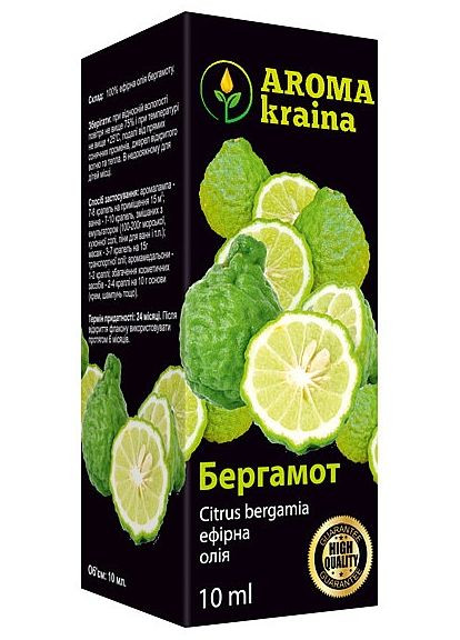 Ефірна олія "Бергамот" 10ml (360655-31157953) Aroma kraina (368658973)