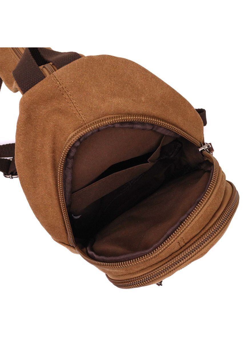 Оригінальна сумка для чоловіків через плече з ущільненою спинкою Vintagе 22177 Коричневий Vintage (329148925)